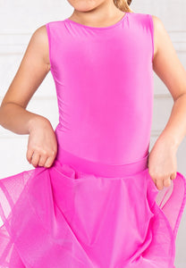 Dance America JR-B1 - Girls Dance Bodysuit Without Sleeves