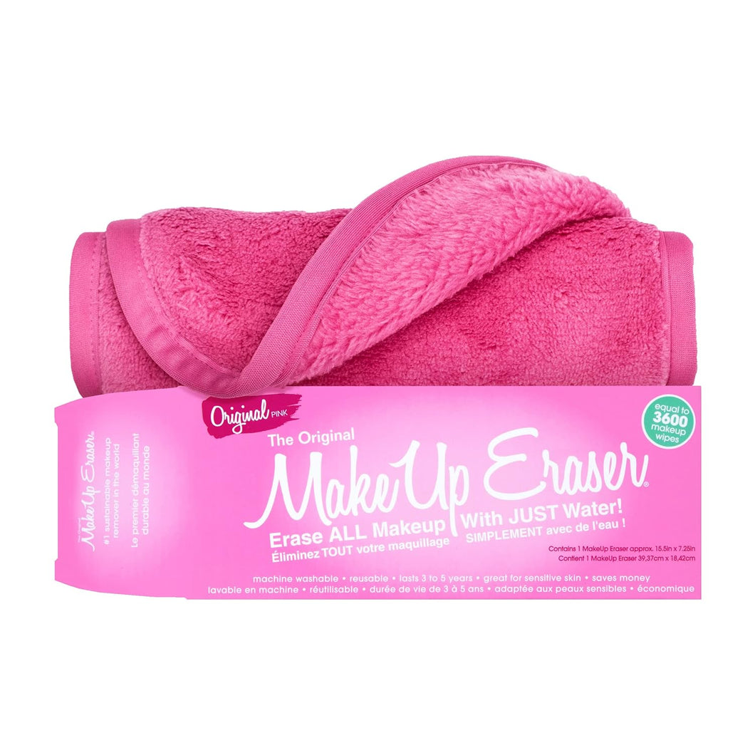 Original Pink-  Makeup Eraser , Erase ALL Makeup With Just Water