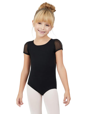 Puff Sleeve Keyhole Back Leotard - Girls
11311C