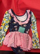 Load image into Gallery viewer, Pink Dotted Skirted Leotard-Leo Luvs