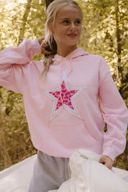 PATCHWORK STAR 5 APPLIQUE HOODIE