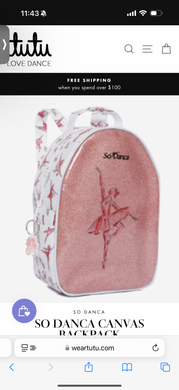 SO DANCA CANVAS BACKPACK