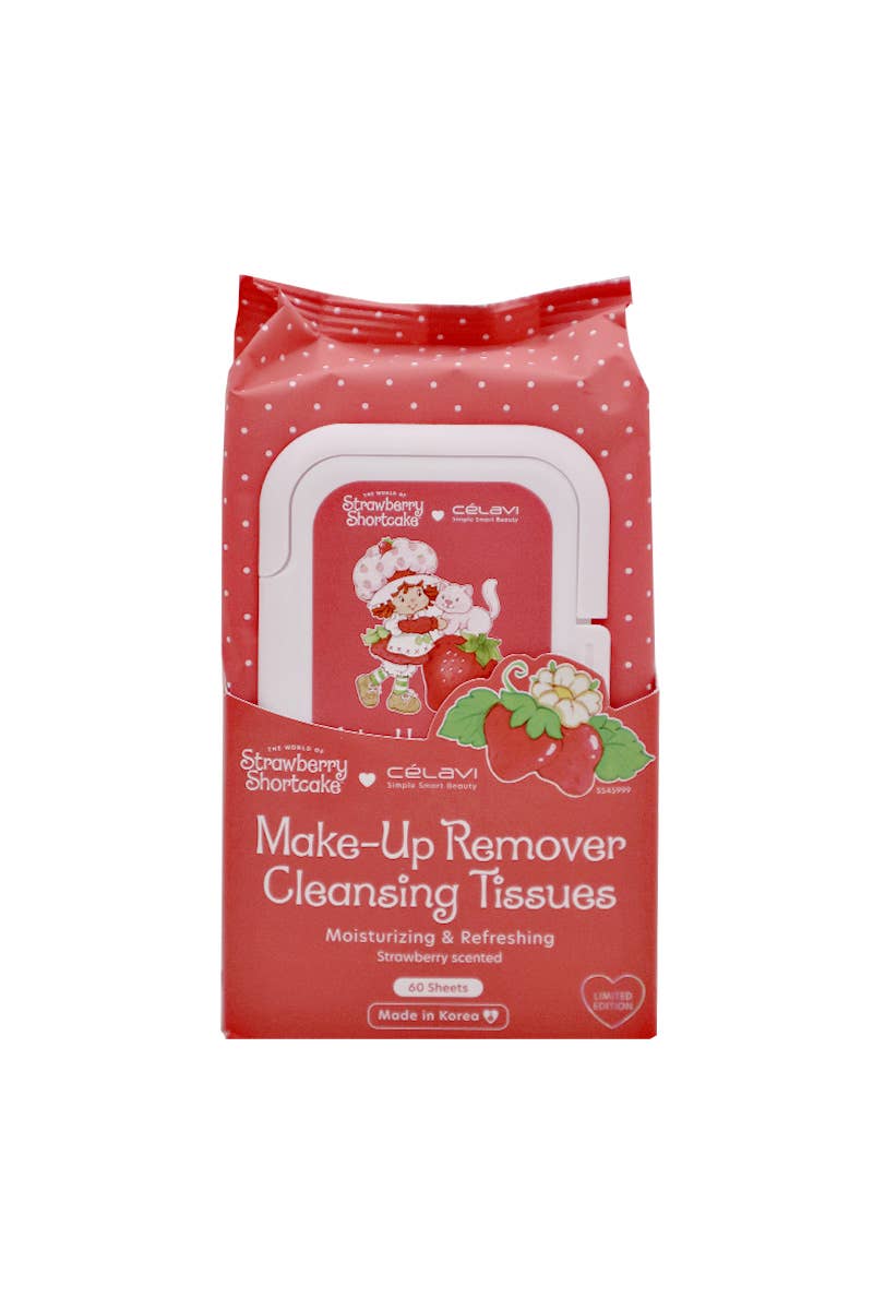 Celavi SS45999 Strawberry Shortcake Makeup Tissues- 6