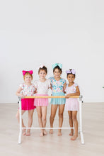 Load image into Gallery viewer, Ballerina Bows S/S Twirl Leotard