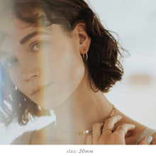 Load image into Gallery viewer, Live In Hoop Earrings