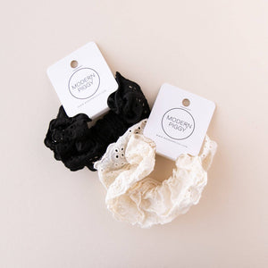 Eyelet - Ivory | Scrunchie