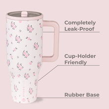 Load image into Gallery viewer, Wildrose Floral 40 oz Traveler Tumbler