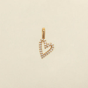 CZ Heart Charm