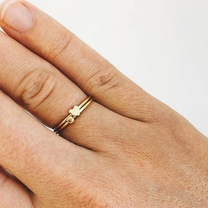Heart Stacking Ring