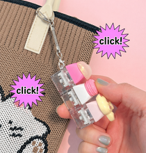Load image into Gallery viewer, Trending DIY Keyboard Keychain Kit – Clickable 3-Keycap Set!