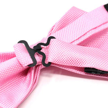 Load image into Gallery viewer, Poly Woven Men&#39;s Banded Bow Tie and Hanky Set - BTH6308