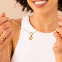 Load image into Gallery viewer, Jude Link Lock Charm Necklace