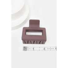 Load image into Gallery viewer, Matte Color Rectangle Medium Hair Clip