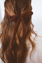 Load image into Gallery viewer, Knit Long Bow Clip  - Multiple Colors