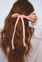Load image into Gallery viewer, Knit Long Bow Clip  - Multiple Colors