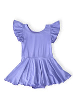 Load image into Gallery viewer, Periwinkle S/S Twirl Leotard
