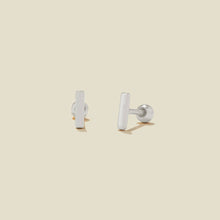 Load image into Gallery viewer, Mini Bar Stud Earrings