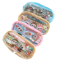 Load image into Gallery viewer, LABUBU Kids&#39; Clear Pencil Case Printed PU Zipper Pouch Back To School