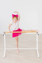 Load image into Gallery viewer, Ballerina Bows S/S Twirl Leotard