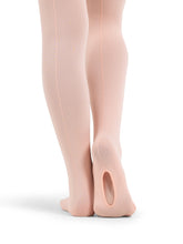 Load image into Gallery viewer, Capezio Professional Mesh Transition Tight® w/ Seams - Girls 9C