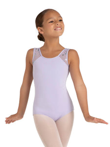 STAR STRUCK MARS MESH BACK LEOTARD - GIRLS 12104C