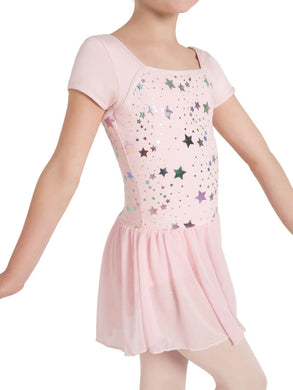 STAR STRUCK STELLAR SHORT SLEEVE DRESS - GIRLS 12103C