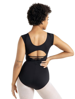 Studio Collection High Neck Cap Sleeve Leotard SE1024W