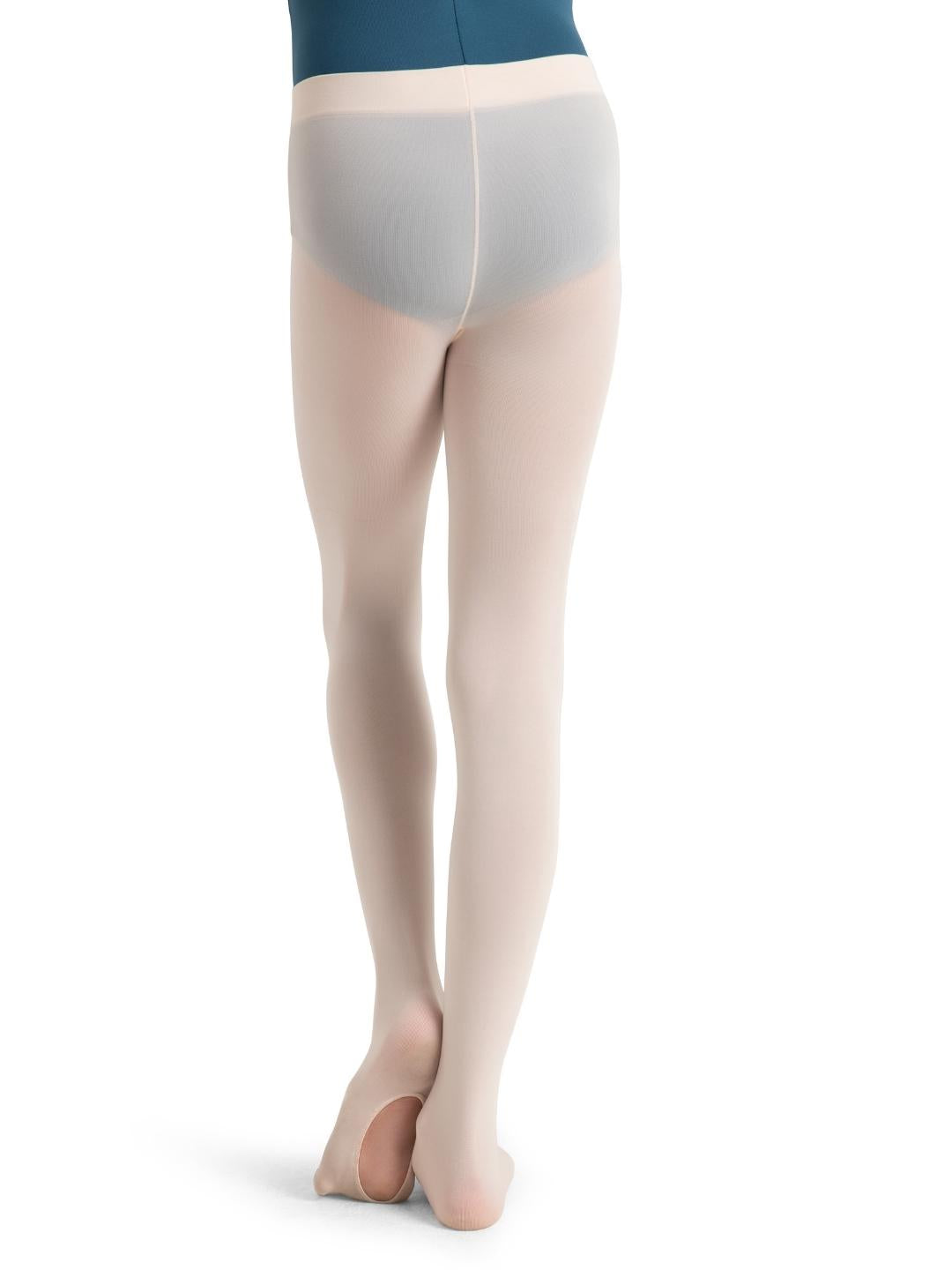 Capezio Ultra Soft Self Knit Waistband Transition Tight Girls 1916 Dance Gear