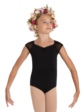 WILDFLOWER DAISY CAP SLEEVE LEOTARD - GIRLS 12089C