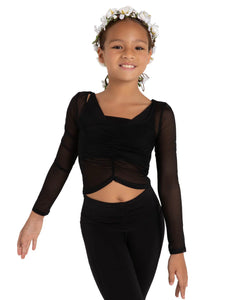 WILDFLOWER MEADOW MESH TOP - GIRLS 12094C