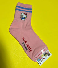 Load image into Gallery viewer, Sanrio Cotton Ankle 2 line Soft Cotton Socks