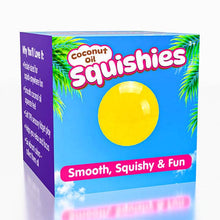 Load image into Gallery viewer, Coconut Oil Squishies® Solid Squish Fidget Stress Ball (1pc) Assorted Colors