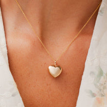 Load image into Gallery viewer, Puffy Heart Charm Necklace