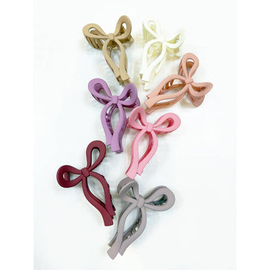 Matte Tone Bow Shape Hair Claw love and repeat