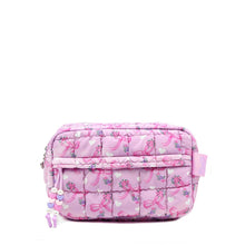 Load image into Gallery viewer, Quilted Scrunchies Floral Bow Printed Pouch
