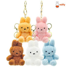 Load image into Gallery viewer, Miffy Limited Creamy Soft Color Fluffy Key ring Bag Charm