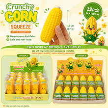 Load image into Gallery viewer, Crunchy Corn Squeeze ASMR Crunch Squishy Stress Toy