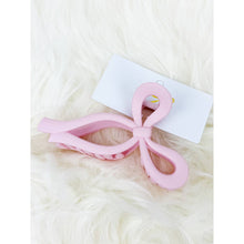 Load image into Gallery viewer, Assorted Pink and Taupe Shades of Bow Clip