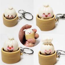 Load image into Gallery viewer, Dumpling Friends Clicker  Keychain – Viral Fidget Pop