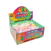 Load image into Gallery viewer, SCENTED TIE DYED SQUISHY GUMMY BEAR AND DUCKIE