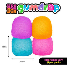 Load image into Gallery viewer, Nee Doh Gumdrop Textured Squishy Fidget Stress Ball (1pc) Assorted Colors