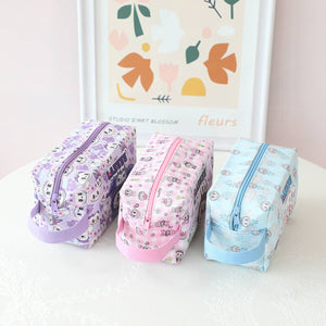 Cute Labubu Makeup Cosmetic Bag With Strap