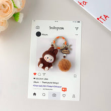 Load image into Gallery viewer, Labubu Keychain for Girls,Car Key Accessory