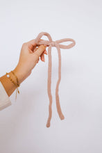 Load image into Gallery viewer, Knit Long Bow Clip  - Multiple Colors