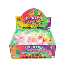 Load image into Gallery viewer, SCENTED TIE DYED SQUISHY GUMMY BEAR AND DUCKIE
