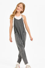 Load image into Gallery viewer, Kids Mineral Wash Drop Crotch Jumpsuit/Onesie