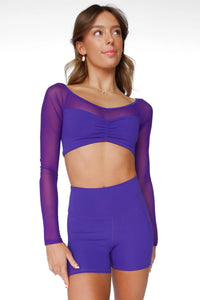 FIVE VIOLET LONG SLEEVE BRA