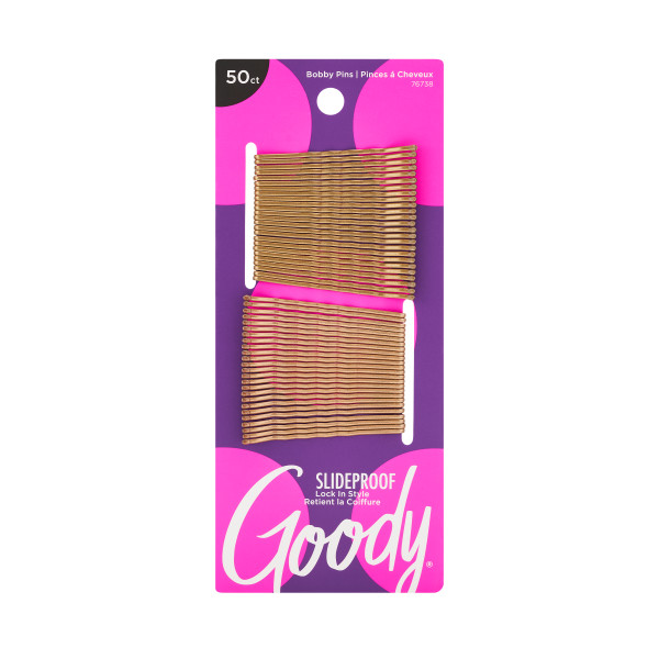 Womens Colour Collection Metallic Bobby Pin, Blonde, 50 Ct