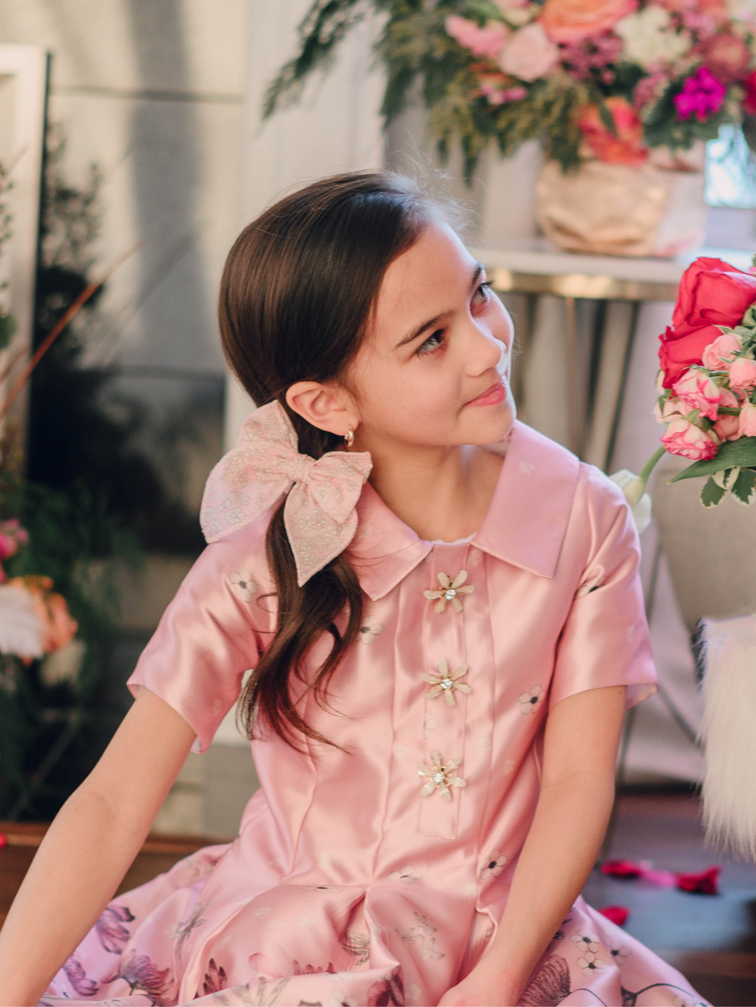 Ava Fable Bow in Liberty of London fabric